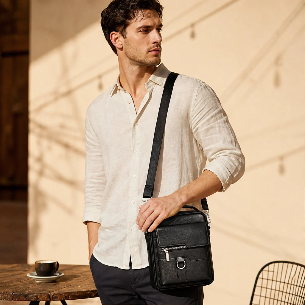 Ashford™ – Vintage Leather Crossbody Bag with Quick-Access Pockets + 50% OFF